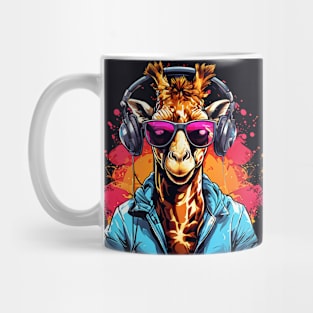 Giraffe DJ 2 Mug